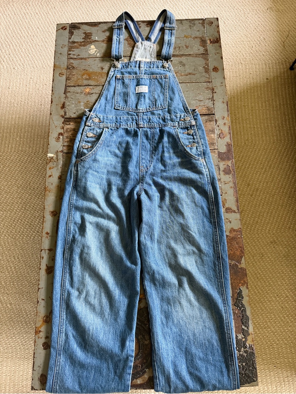 Levi's Light Blue Denim Relaxed Women’s Overalls